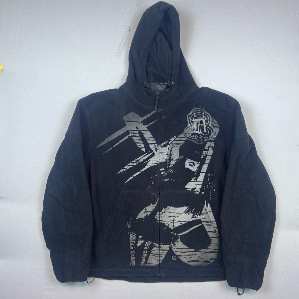 Harley Davidson Jacket Full Zip Riding Biker Hoodie Men’s 2XL XXL Y2K Willie G